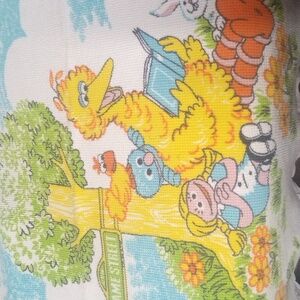Vintage sesame Street nursery blanket